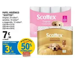 E.Leclerc Scottex papel higiénico oferta