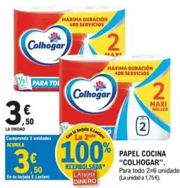 E.Leclerc Colhogar papel cocina oferta