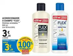 E.Leclerc Flex Acondicionador o champú oferta