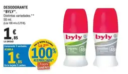 E.Leclerc byly desodorante oferta