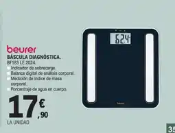 E.Leclerc beurer báscula diagnóstica bf183 le 2024 oferta