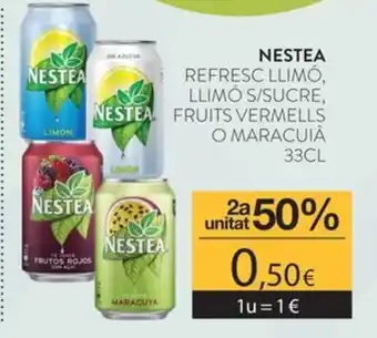 Nestea refresc llimó, llimó s/sucre, fruits vermel·ls o maracuià