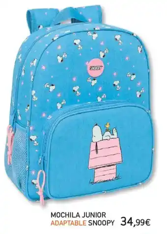 Snoopy mochila junior adaptable