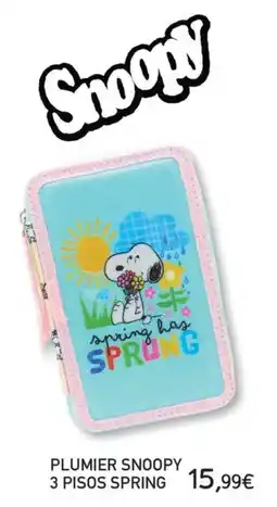 Toy Planet Snoopy plumier 3 pisos spring oferta