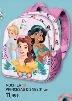 Toy Planet Mochila 3d princesas disney oferta