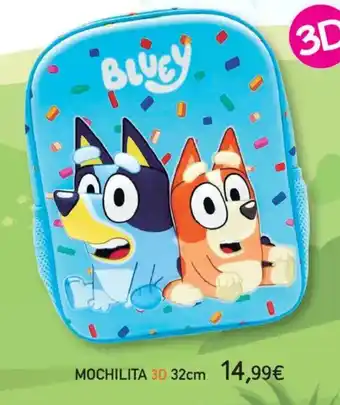 Bluey mochilita 3d