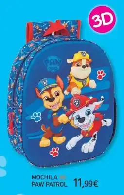 Toy Planet Mochila 3D Paw Patrol oferta