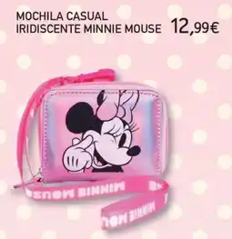 Toy Planet Minnie Mouse mochila casual iridiscente oferta