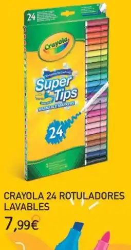 Toy Planet Crayola 24 rotuladores lavables oferta