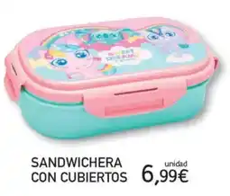 Toy Planet Sandwichera con cubiertos oferta