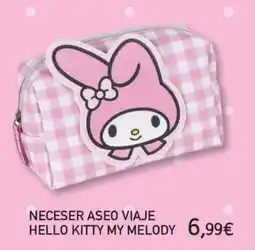 Toy Planet hello kitty my melody neceser aseo viaje oferta