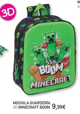 Toy Planet Minecraft 3d Mochila guardería boom oferta