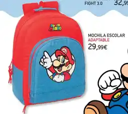 Toy Planet Super Mario mochila escolar adaptable oferta