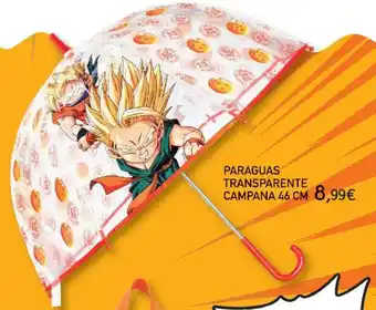 Paraguas transparente campana
