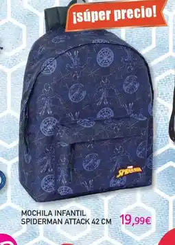 Toy Planet Mochila infantil spiderman attach oferta