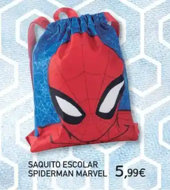 Saquito escolar spiderman marvel