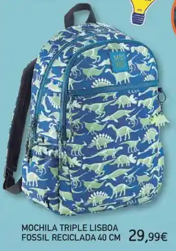 Toy Planet Mochila triple lisboa fossil reciclada oferta