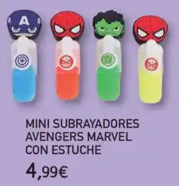Toy Planet Avengers Marvel mini subrayadores oferta
