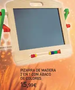 Toy Planet Pizarra de madera 2 en 1 con ábaco de colores oferta