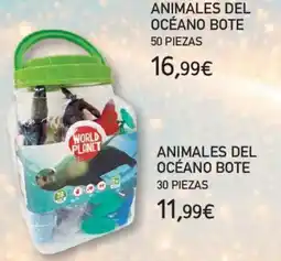 Toy Planet World Planet animales del océano bote oferta