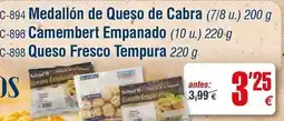 Abordo Sibarit - medallon de queso de cabra oferta