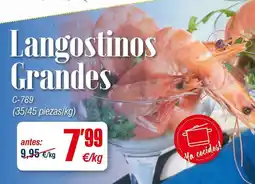 Abordo Langostinos grandes oferta