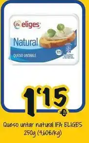 Cash Fresh Ifa eliges - queso untar natural oferta