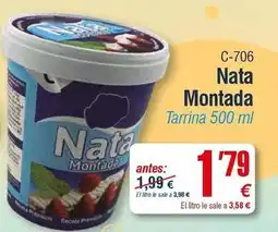 Abordo Premium - nata montada oferta