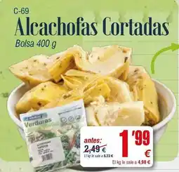 Abordo Alcachofas cortadas oferta