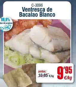 Abordo Blanco - ventresca de bacalao oferta