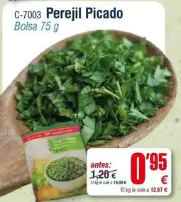 Abordo Perejil picado oferta