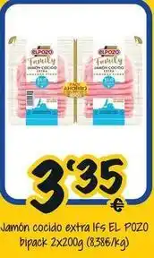 Cash Fresh Elpozo - jamon cocido extra ifs oferta