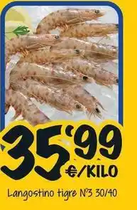 Cash Fresh Langostino tigre n3 oferta