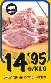 Cash Fresh Chuletas de cerdo ibérico oferta