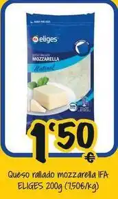 Cash Fresh Ifa eliges - queso rallado mozzarella oferta