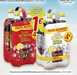 Alsara Supermercados Don Simon tinto de verano oferta