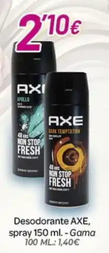 Alsara Supermercados Axe Desodorante spray oferta