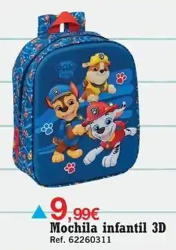 DRIM Mochila infantil 3D oferta