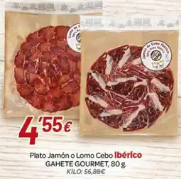 Alsara Supermercados Gahete Gourmet jamón o lomo cebo ibérico oferta