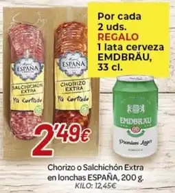 Alsara Supermercados Espana chorizo o salchichon extra oferta