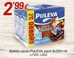 Alsara Supermercados Puleva batido de chocolate oferta