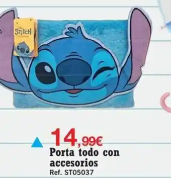 Stitch porta todo con accesorios