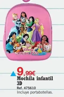 DRIM Disney Princess Mochila infantil 3D oferta