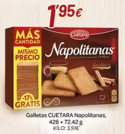 Alsara Supermercados Cuétara Napolitanas oferta