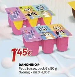 Alsara Supermercados Danonino Petit Suisse oferta