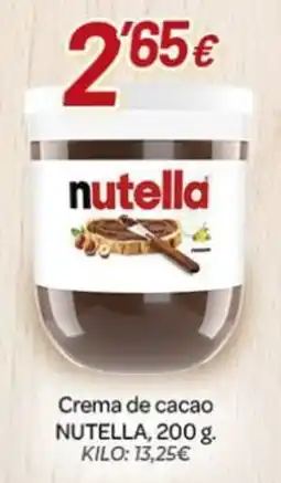 Alsara Supermercados nutella crema de cacao oferta