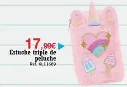 DRIM Estuche triple de peluche oferta