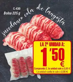 Abordo sucedáneo cola de langosta oferta