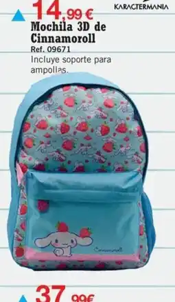 DRIM Karactermania Mochila 3D de Cinnamoroll oferta