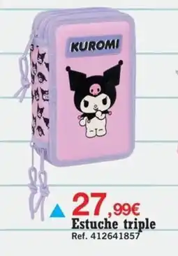 DRIM Kuromi Estuche triple oferta